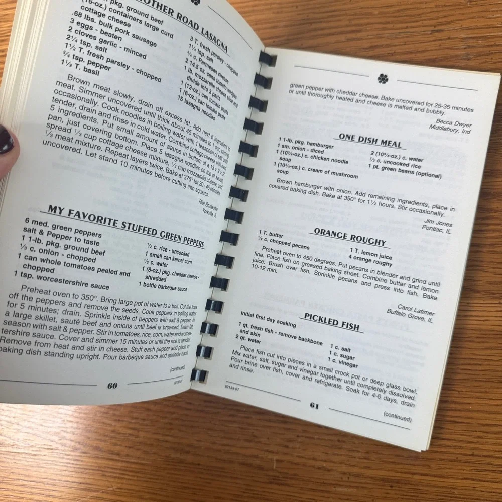 Vintage Route 66 Community Cookbook Spiral Bound‎ Illinois Recipes